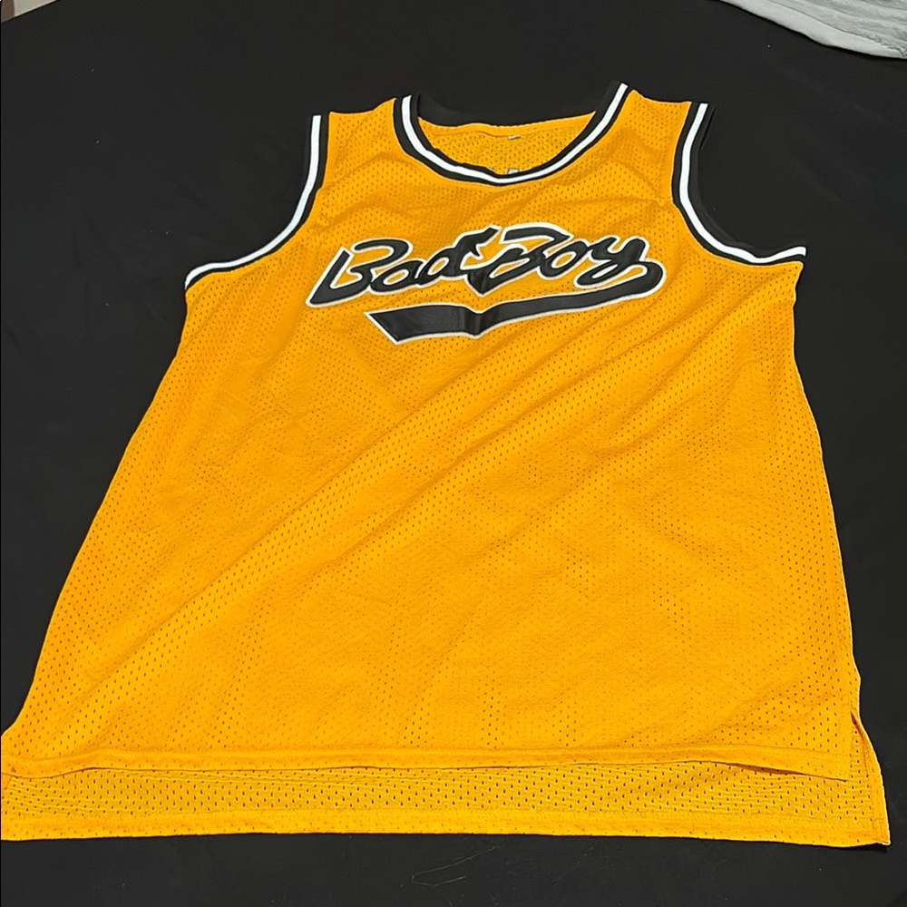 Adult Yellow Bad Boy Jersey size XXL